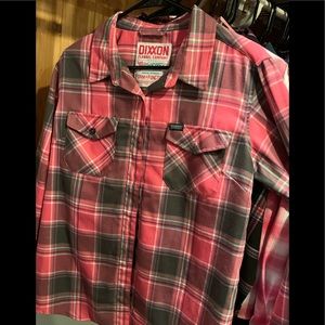 DIXXON Women's "Shreddy" flannel ~ Size Large